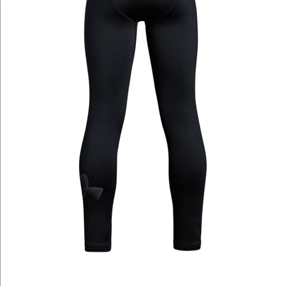 Under Amour Boy’s ColdGear Leggings Sz YXL - Picture 3 of 8